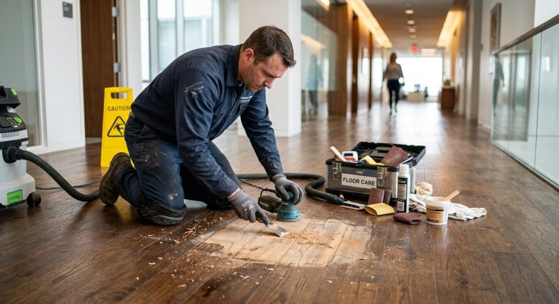 Our team working on Flooring Service projects in Warren County, OH