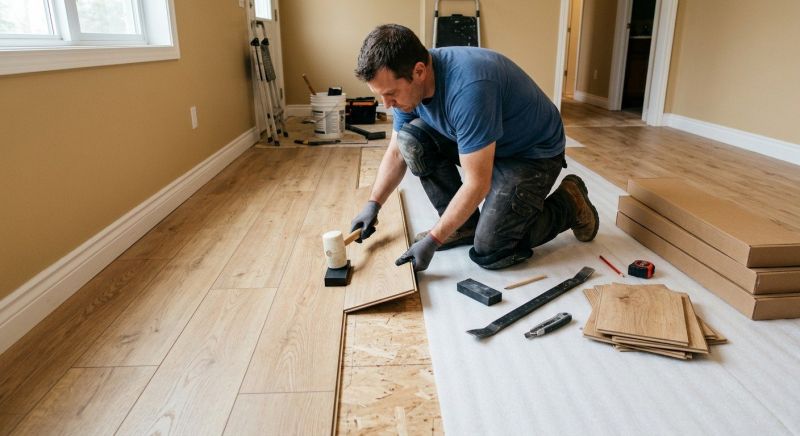Laminate Floor Installation in Bellbrook, OH