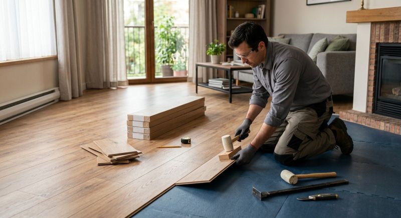 Laminate Floor Installation in Goshen, OH