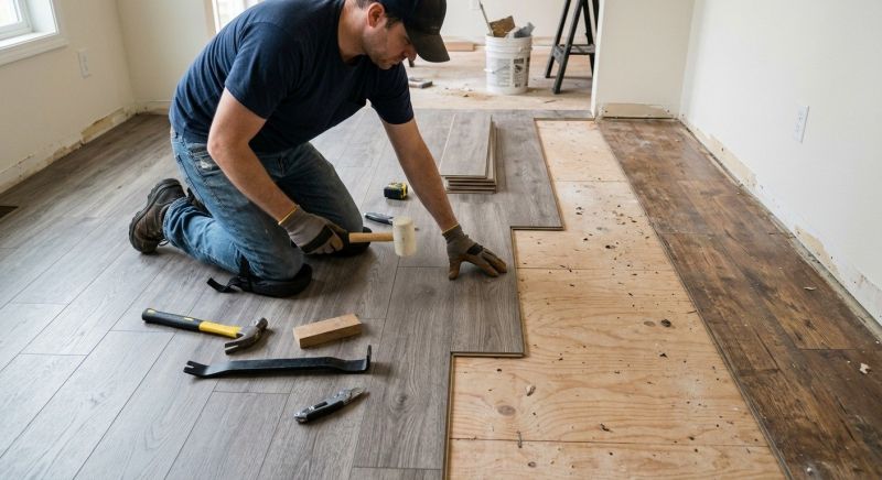 Laminate Floor Installation in Harrison, OH