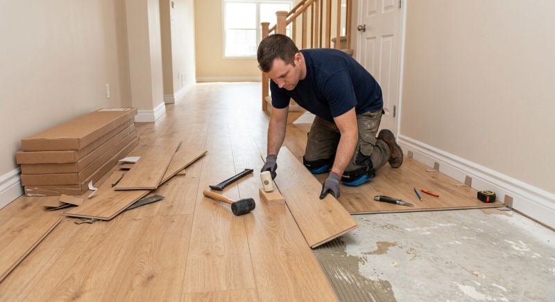 Laminate Floor Installation in Maineville, OH