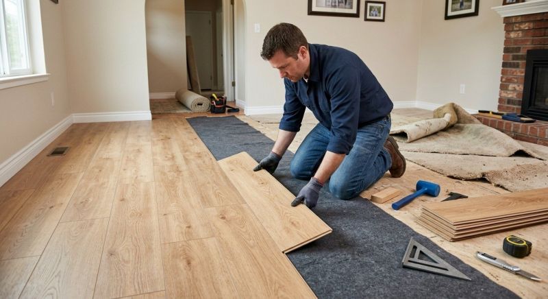 Laminate Floor Remodeling in Warren County, OH