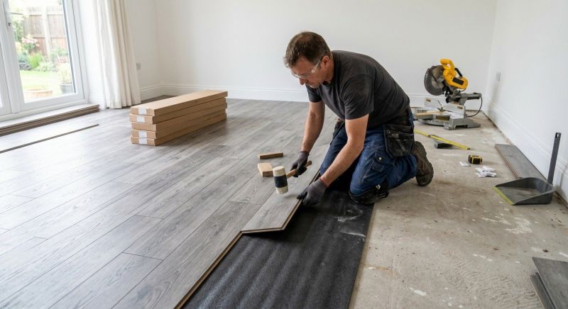 Laminate Floor Replacement in Warren County, OH