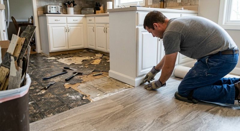 Linoleum Floor Installation in Fayetteville, OH