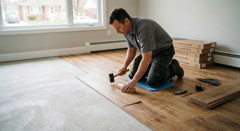 Linoleum Floor Installation in Maineville, OH