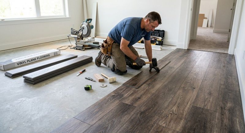 Linoleum Floor Installation in Morrow, OH