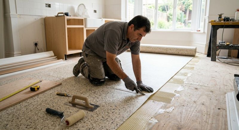 Linoleum Floor Installation in Trenton, OH