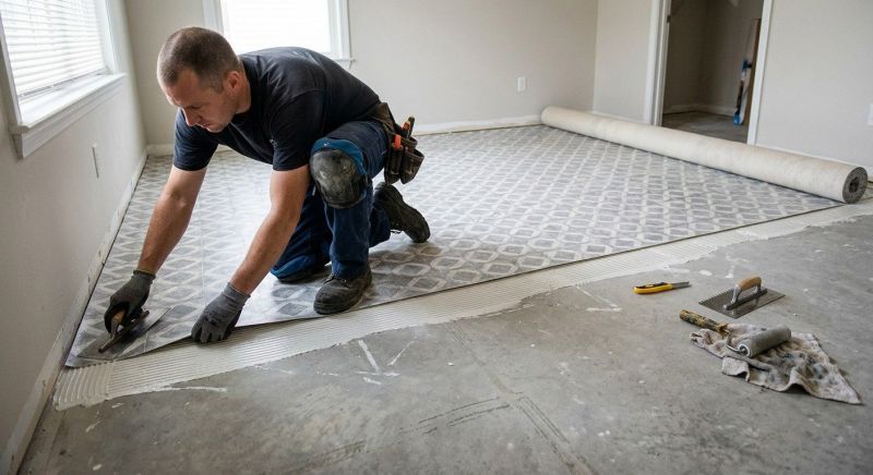 Sheet Flooring Installation in Harrison, OH