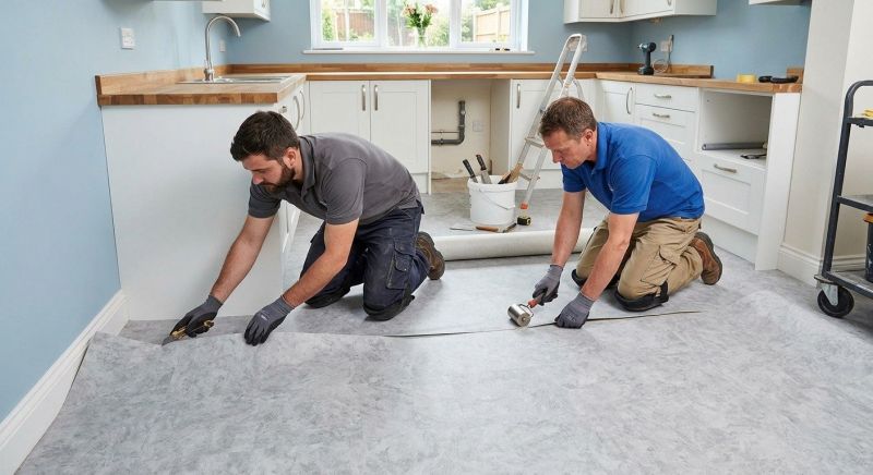 Sheet Linoleum Installation in Warren County, OH