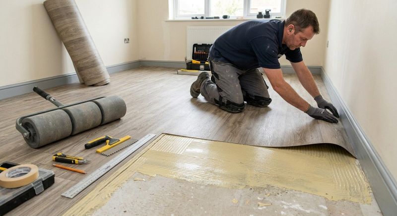Sheet Vinyl Installation in Blanchester, OH