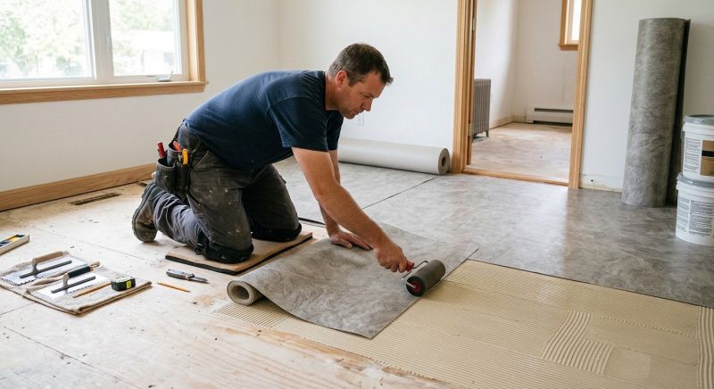 Sheet Vinyl Installation in Franklin, OH