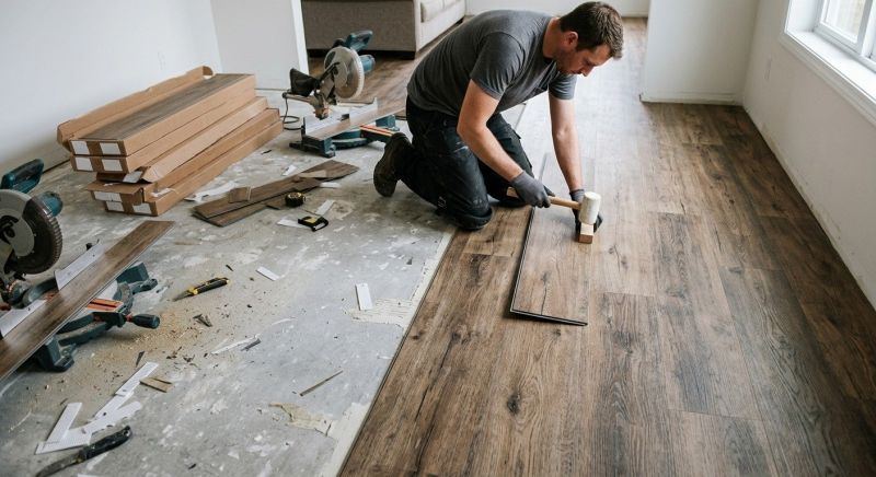 Vinyl Flooring Installation in Clarksville, OH
