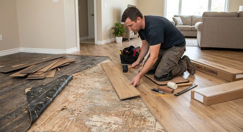 Vinyl Flooring Installation in Morrow, OH