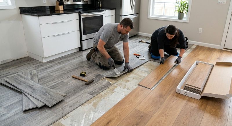 Vinyl Tile Replacement in Warren County, OH