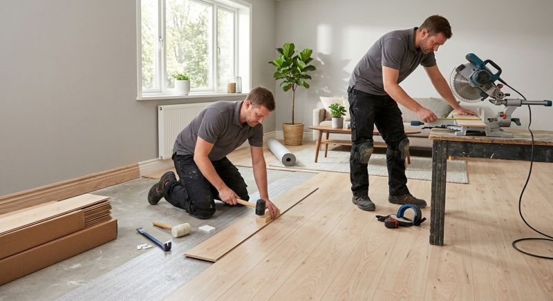 Wood Laminate Installation in Warren County, OH